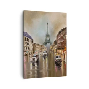 Schilderen op canvas - Alleen zij doet ertoe - 50x70 cm