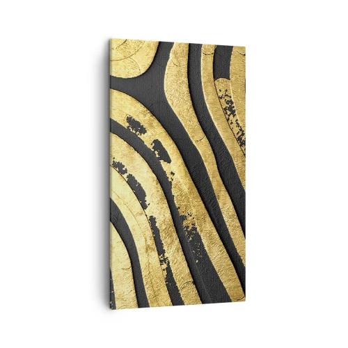 Schilderen op canvas - Alles vloeit - 45x80 cm