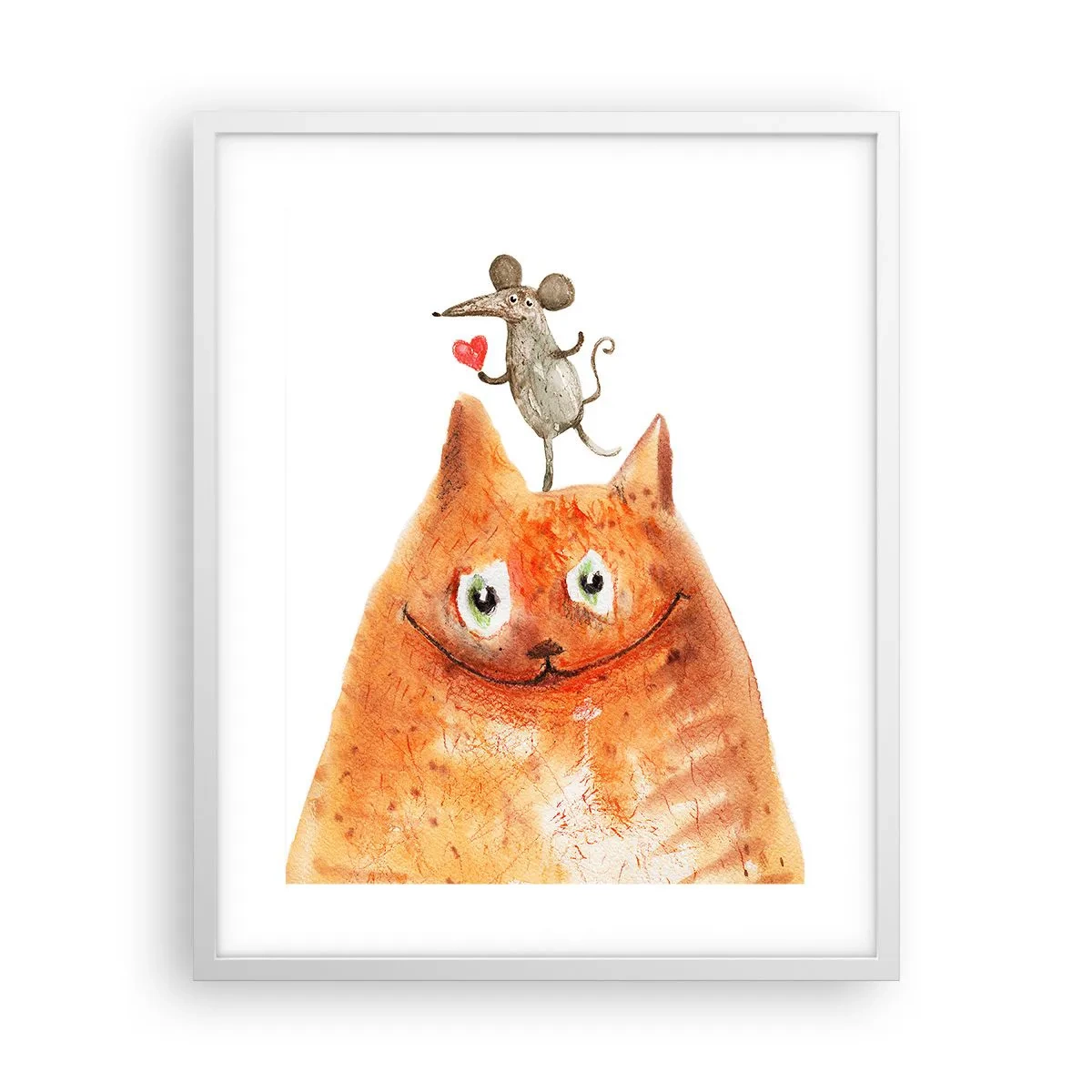 Poster in een witte lijst - De paradoxen van de liefde - 40x50 cm