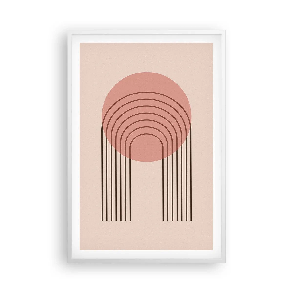 Poster in een witte lijst - Onweerstaanbare aantrekkingskracht - 61x91 cm