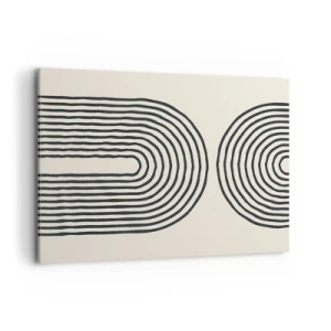 Schilderen op canvas - In een ogenblik ... - 100x70 cm