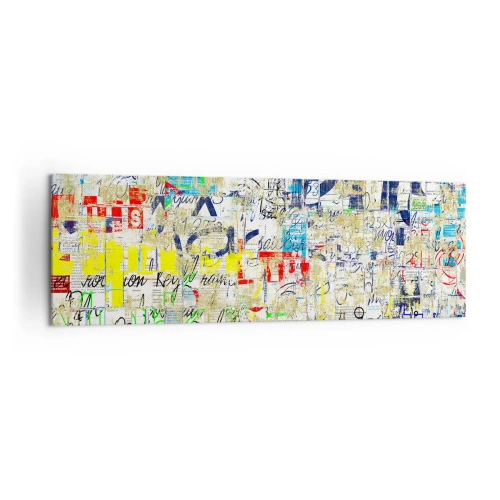Schilderen op canvas - Het is gewoon een lust voor het oog - 160x50 cm