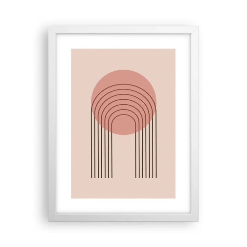 Poster in een witte lijst - Onweerstaanbare aantrekkingskracht - 30x40 cm