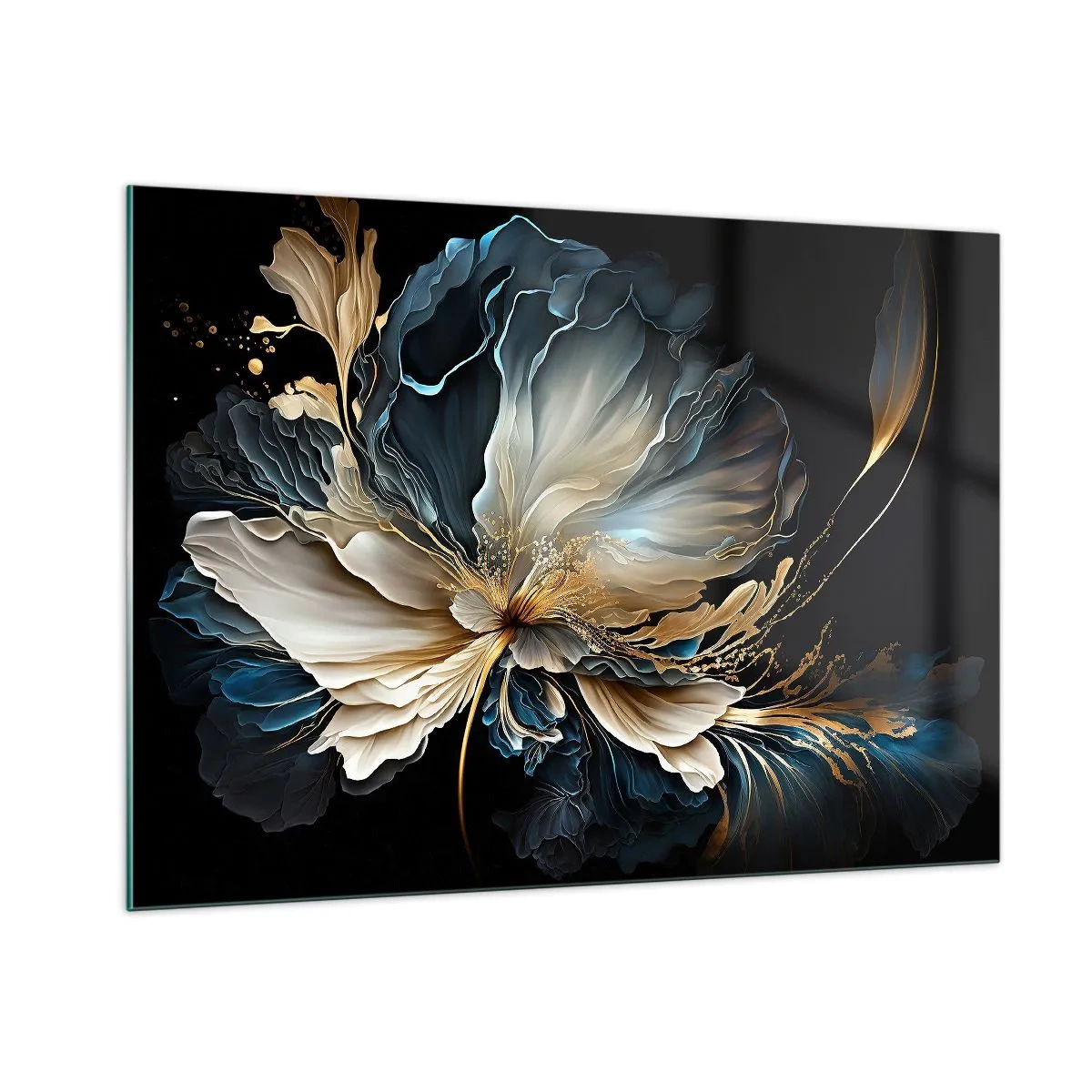 Schilderen op glas - Sprookjesachtige varenbloem - 100x70 cm