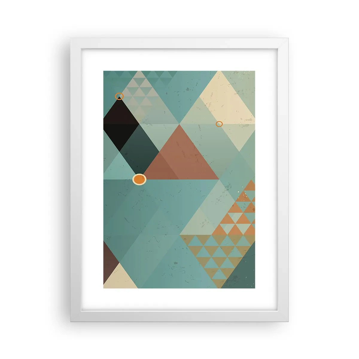 Poster in een witte lijst - Eenheid van veelheid, veelheid van eenheid - 30x40 cm