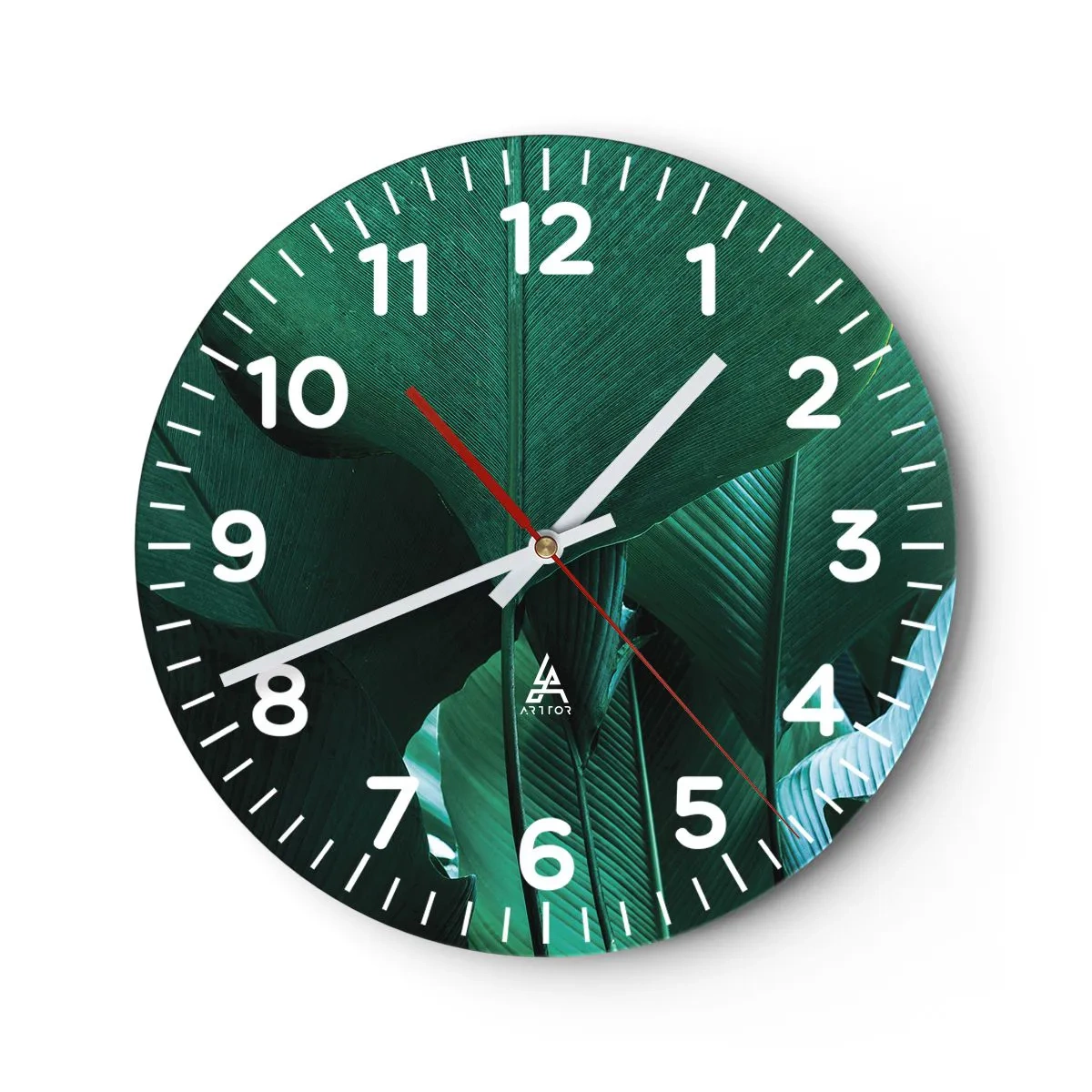 Wandklok - Klok - Naar het licht gekeerd - 30x30 cm