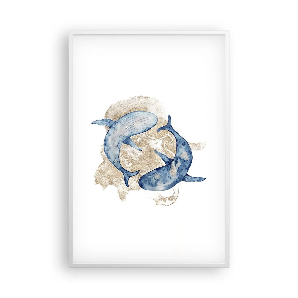 Poster in een witte lijst - Vriendschap of liefde? - 61x91 cm