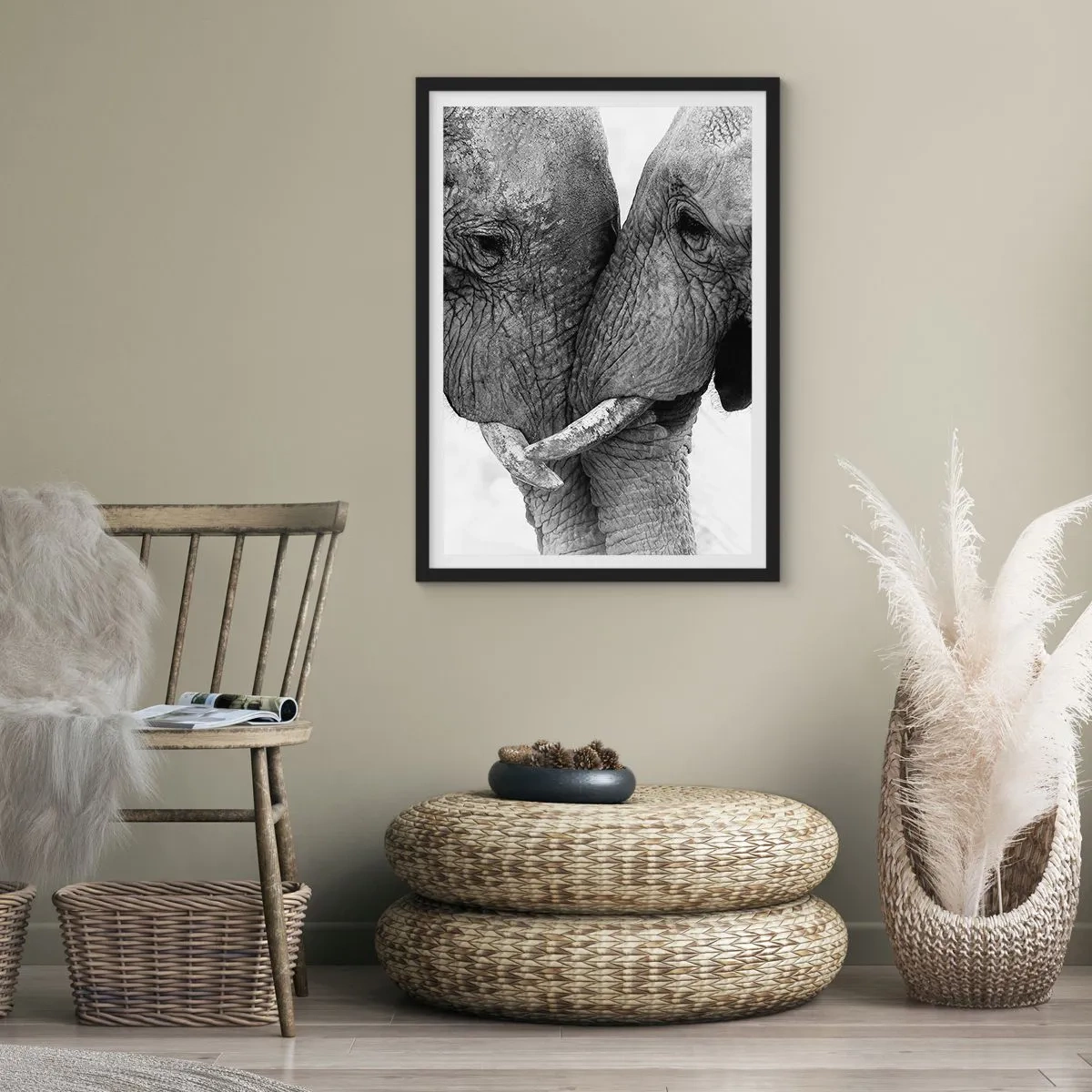 Poster in een zwarte lijst - Oprechte bekentenis - 30x40 cm