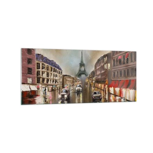 Schilderen op glas - Alleen zij doet ertoe - 120x50 cm