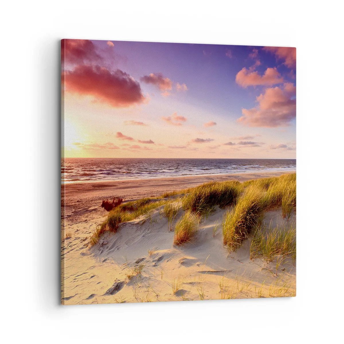 Schilderen op canvas - De lucht ruikt al in de zomer - 60x60 cm