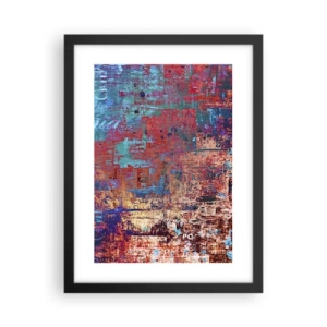 Poster in een zwarte lijst - Geheugen en vergetelheid - 30x40 cm