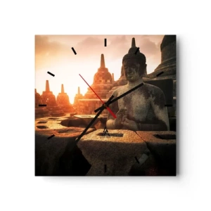 Wandklok - Klok - Weer van grote wijsheid - 30x30 cm