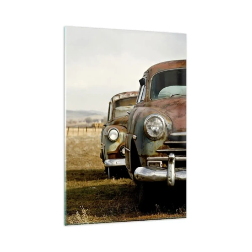 Schilderen op glas - Een welverdiende rust - 80x120 cm