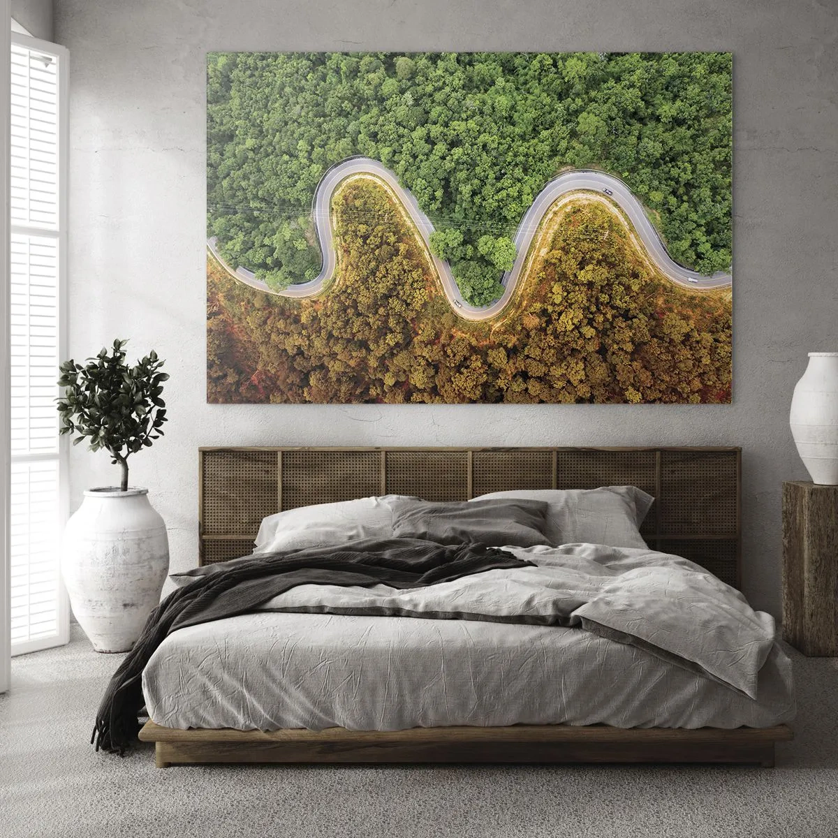 Schilderen op glas - Grenzen en doorbraken - 100x70 cm