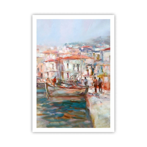 Poster - Pastel vakantie - 70x100 cm