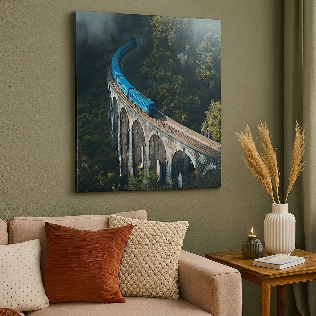 Schilderen op canvas - Neiging tot natuur - 30x30 cm