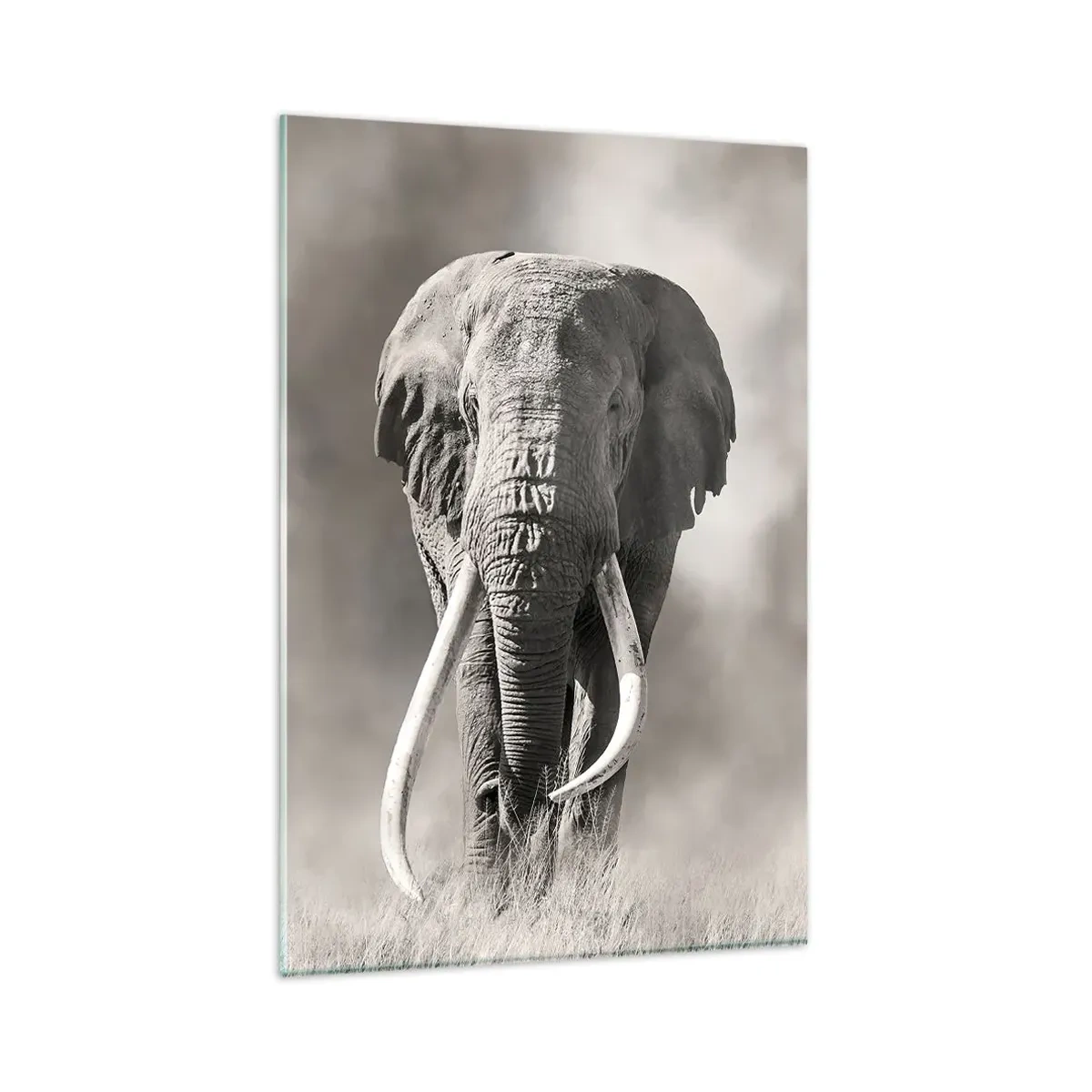 Schilderen op glas - Afrikaanse patriarch - 80x120 cm