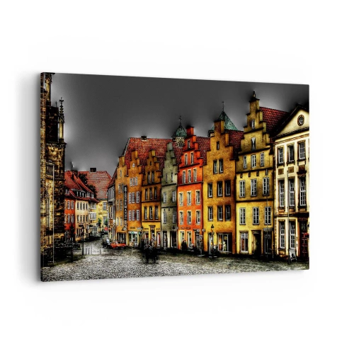 Schilderen op canvas - Het enige wat ontbreekt is een betoverde koets - 120x80 cm