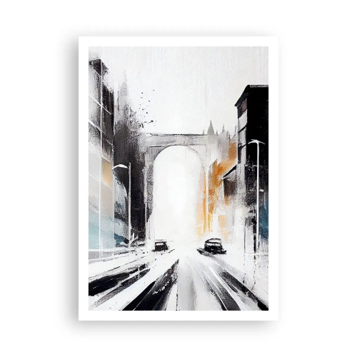 Poster - Stadsstudie: architectuur en beweging - 70x100 cm
