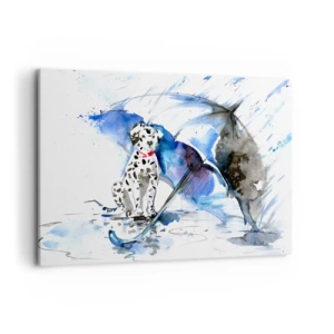 Schilderen op canvas - Daar is een vriend voor - 100x70 cm