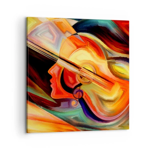 Schilderen op canvas - Alles in orde - 60x60 cm