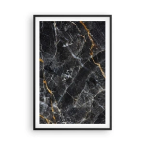 Poster in een zwarte lijst - Het innerlijke leven van de steen - 61x91 cm