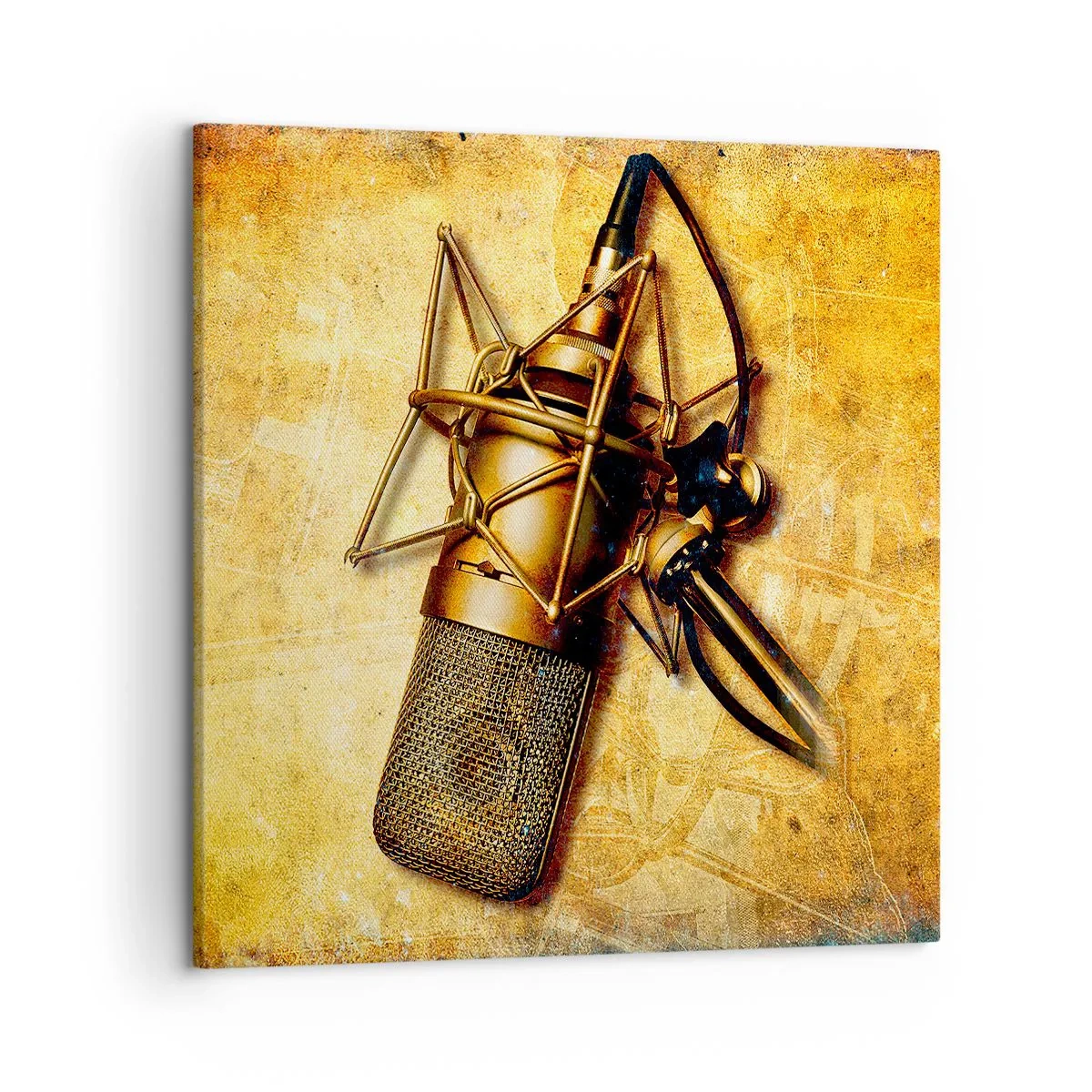 Schilderen op canvas - De gouden jaren van radio - 50x50 cm