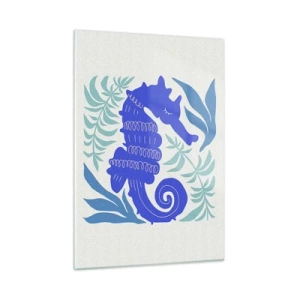 Schilderen op glas - In een onderwaterweide - 50x70 cm