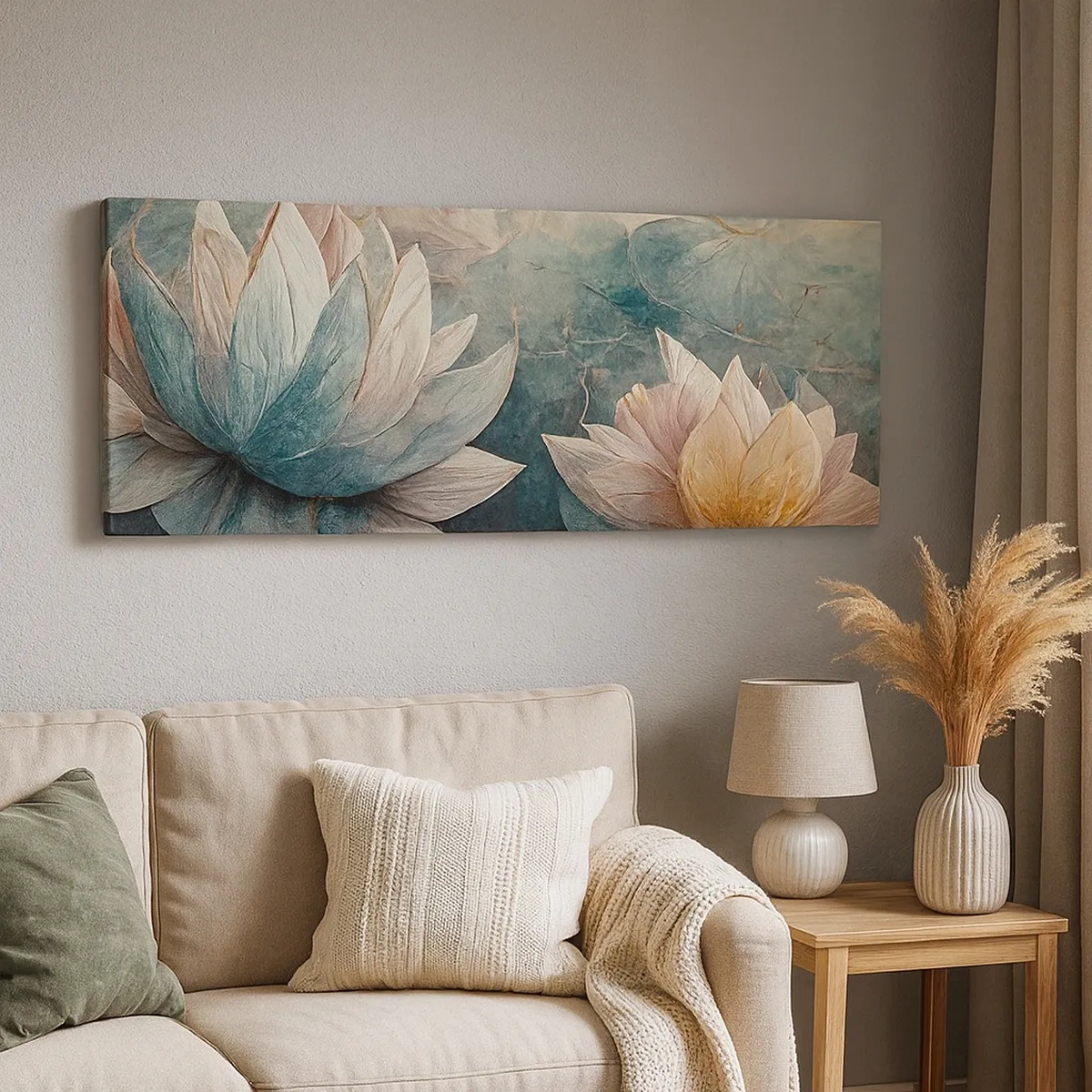 Schilderen op canvas - Sterren van het meer - 30x30 cm