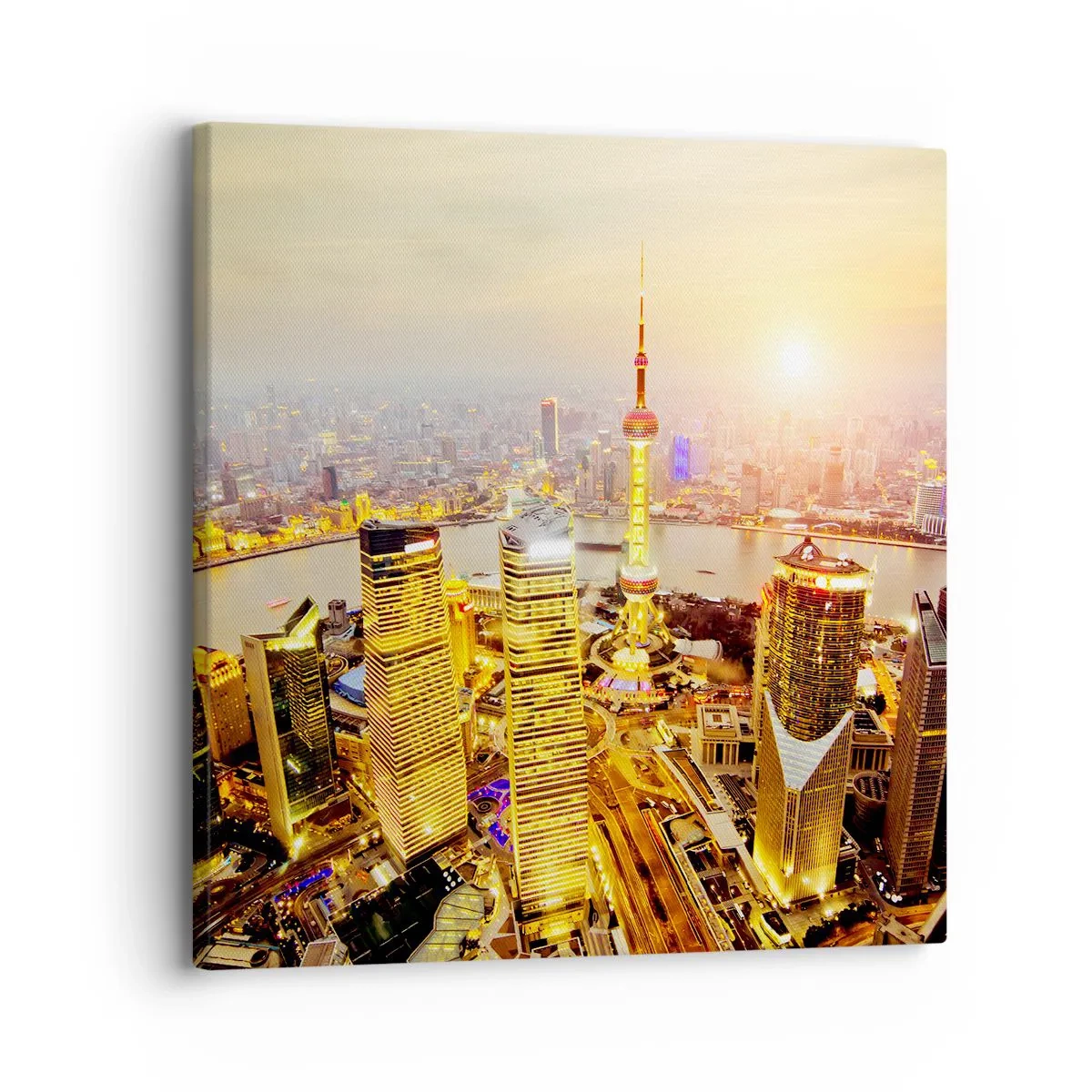 Schilderen op canvas - Aziatische droom - 30x30 cm