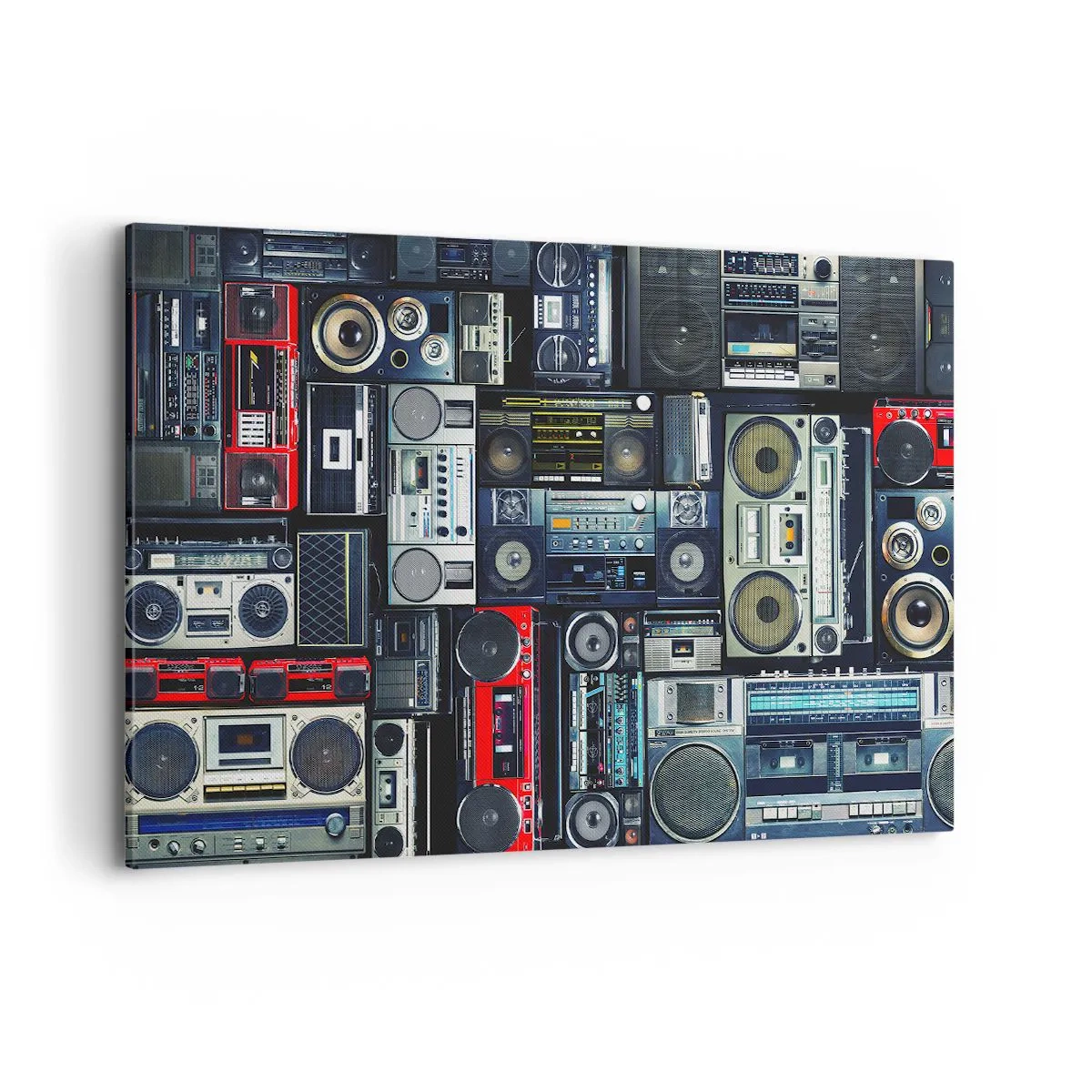 Schilderen op canvas - Verlangen naar de jaren 80 - 120x80 cm