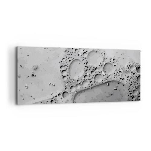 Schilderen op canvas - Schuimspoor - 100x40 cm