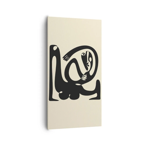 Schilderen op canvas - Bijna Picasso - 65x120 cm