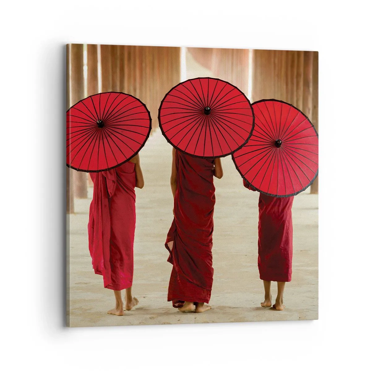 Schilderen op canvas - Op weg naar het Zuivere Land - 70x70 cm