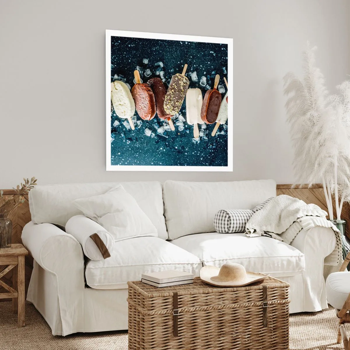 Poster - De smaak van hete zomer - 60x60 cm