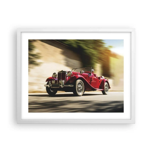 Poster in een witte lijst - Mooier dan Nike van Samothrace - 50x40 cm