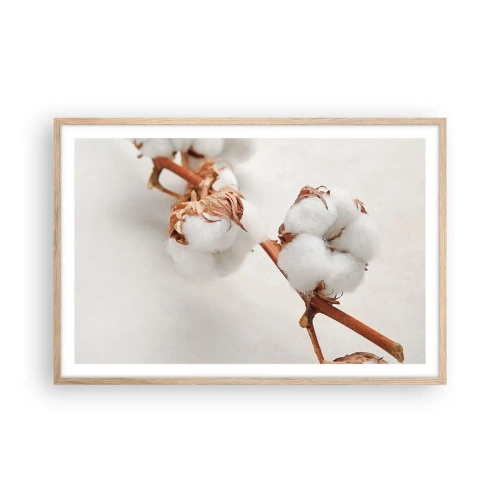 Een poster in een licht eiken lijst - Gewoon een knuffel - 91x61 cm