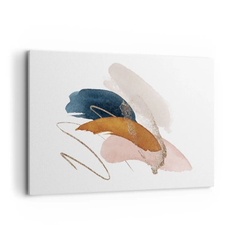 Schilderen op canvas - Gevleugelde compositie - 100x70 cm