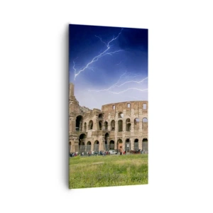 Schilderen op canvas - Strijd Arena - 65x120 cm