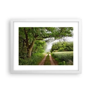 Poster in een witte lijst - Et in Arcadia ego - 40x30 cm