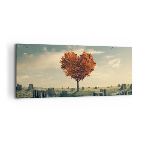 Schilderen op canvas - Er is nog steeds hoop - 100x40 cm