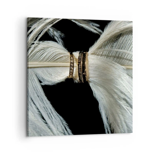 Schilderen op canvas - ... en ik zal je niet verlaten ... - 60x60 cm