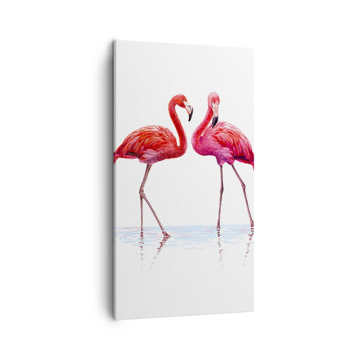 Schilderen op canvas - Roze randez-vous - 45x80 cm