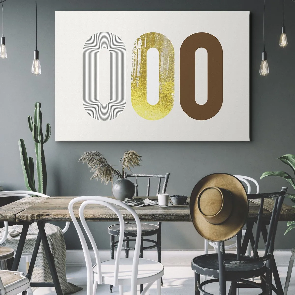 Schilderen op canvas - Oooo! - 100x70 cm