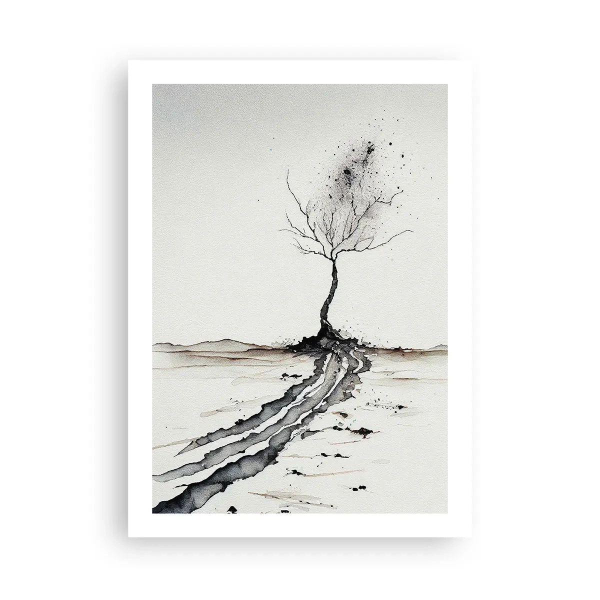 Poster - Winterse melancholie - 50x70 cm