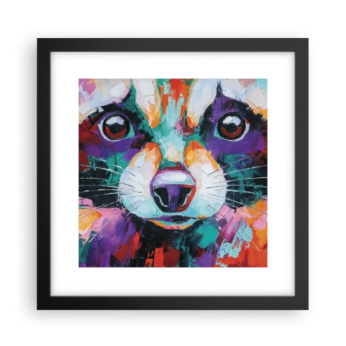 Poster in een zwarte lijst - Alleen goede emoties - 30x30 cm