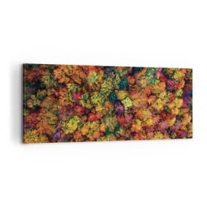 Schilderen op canvas - Boeket herfstbomen - 100x40 cm