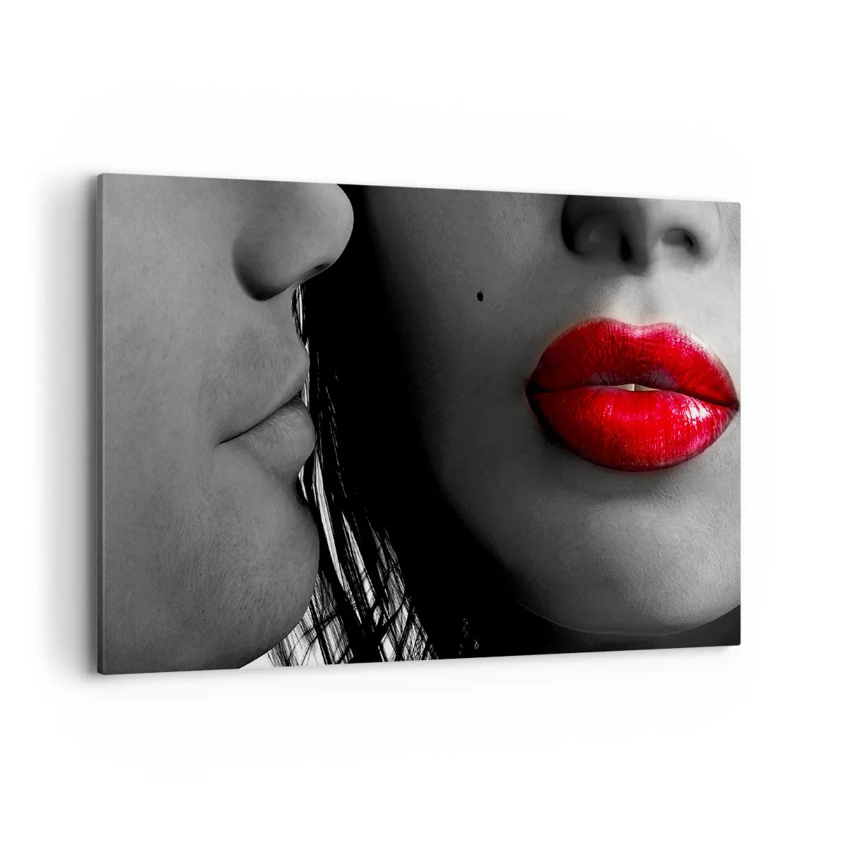 Schilderen op canvas - Oog in oog - 100x70 cm