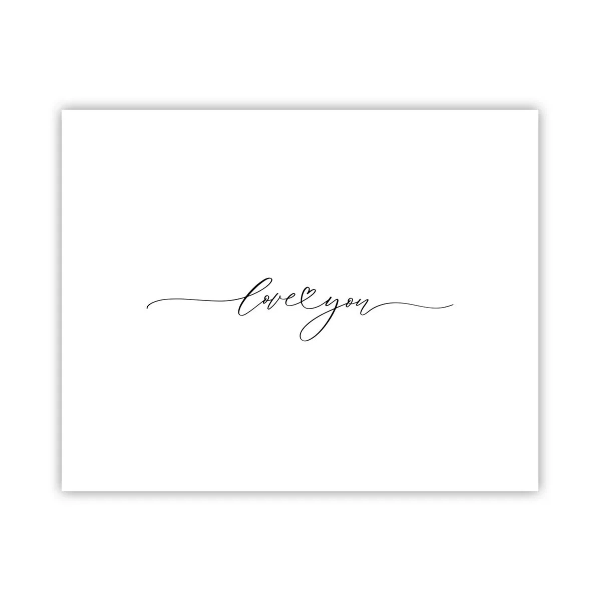 Poster - Zwart op wit - 50x40 cm