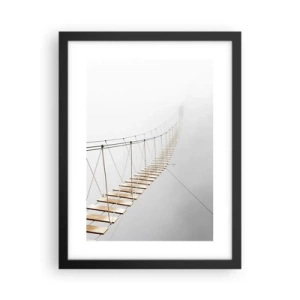 Poster in een zwarte lijst - Waar zal het je brengen? - 30x40 cm